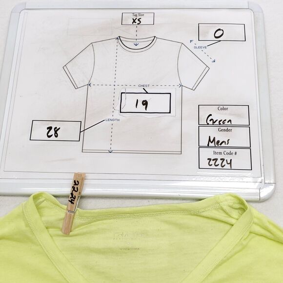 Calvin Klein Performance Tank Top Pullover Shirt Mens Size Extra Small XS Yellow - Picture 8 of 8